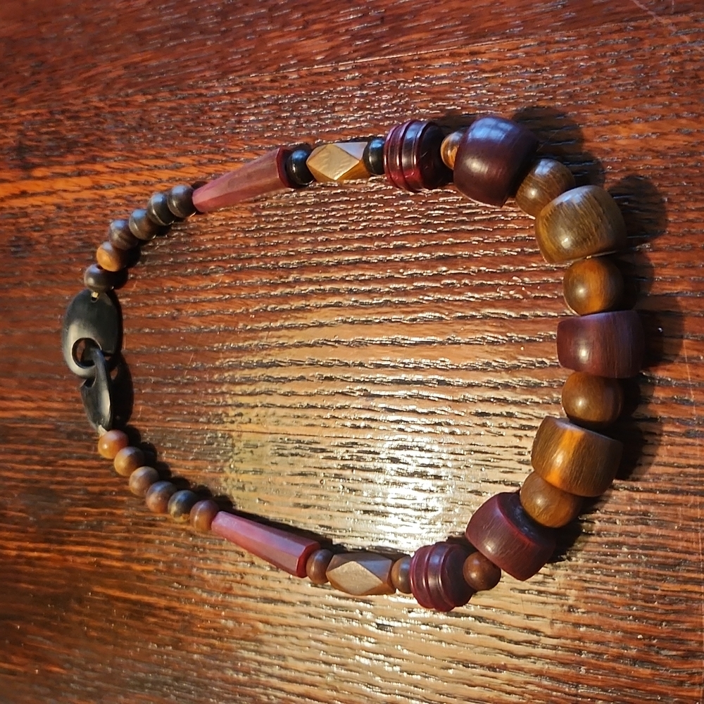 Wood Beaded Necklace❤❤